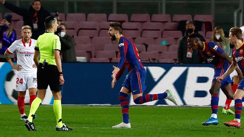 Remontada de Barcelona, vence a Sevilla y va a Final de Copa del Rey