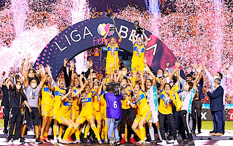 Tigres primeras bicampeonas de la Liga MX femenil