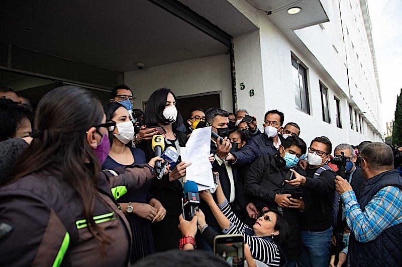 Denuncia UNA ante FGJ CDMX agresión a Lía Limón