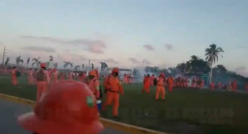Protestas en Dos Bocas