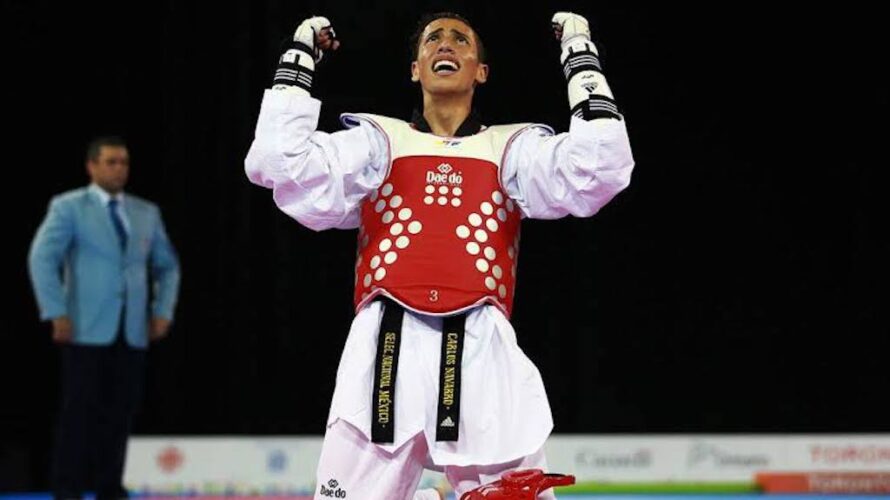 Gana Carlos Navarro medalla de bronce en el Campeonato Mundial de Taekwondo