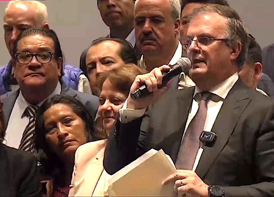 Renunciará Ebrard como secretario de Relaciones Exteriores el 12 de junio