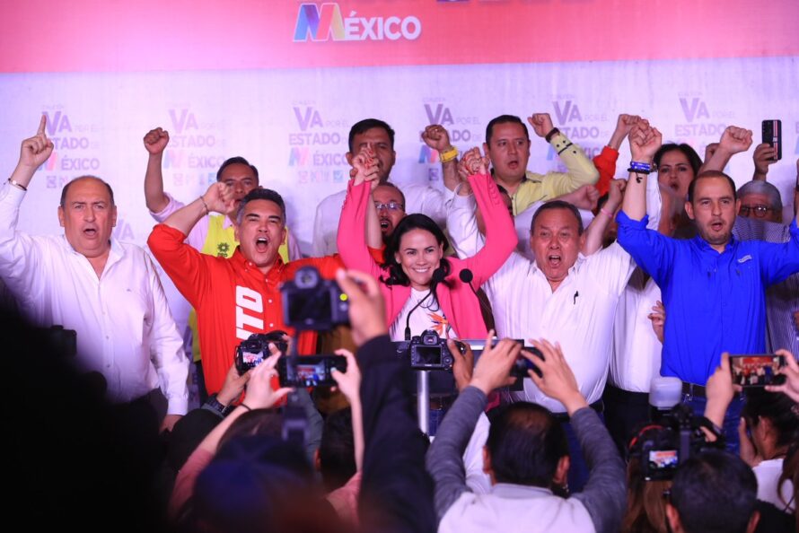 Del Moral también se declara ganadora del Edomex