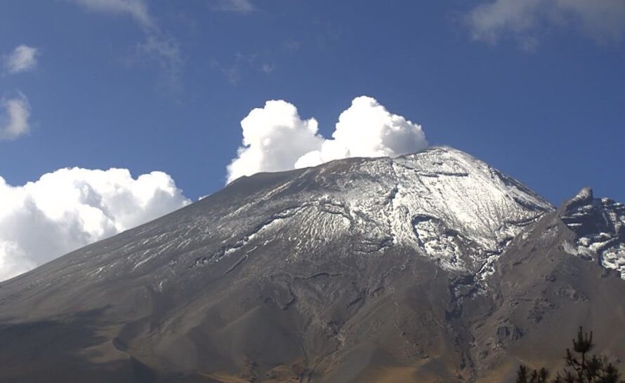 Regresa a Amarillo Fase 2 semáforo del volcán Popocatépetl