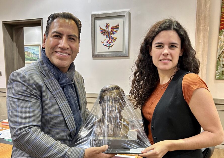 Revisan Eduardo Ramírez y Luisa María Alcalde agenda legislativa pendiente