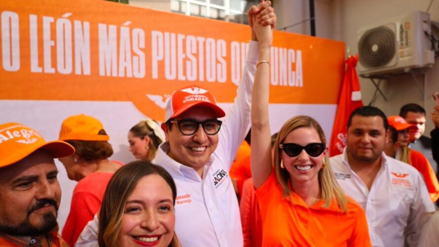 Se registra Mariana Rodríguez como precandidata de MC a alcaldía de Monterrey