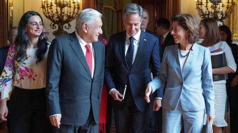 AMLO y Blinken se reúnen este miércoles en Palacio Nacional