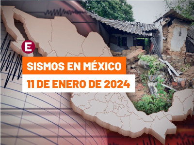 Reporte Sísmico del 11 de enero de 2024: Temblores de magnitud 4.0 sacuden regiones de Guerrero, Oaxaca y otras zonas de México