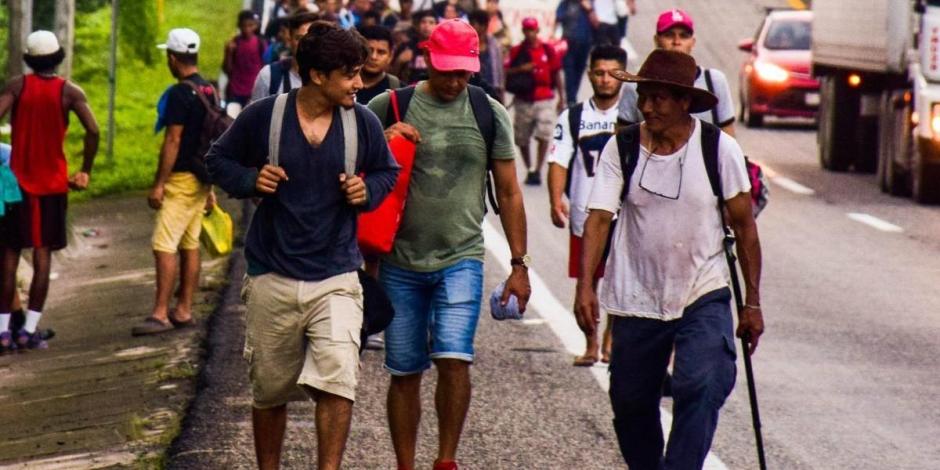 Llegada de Caravana Migrante a Juchitán, Oaxaca: Más de Mil Personas Presentes