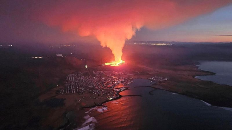 Nueva Erupción Volcánica Sacude la Península de Reykjanes en Islandia