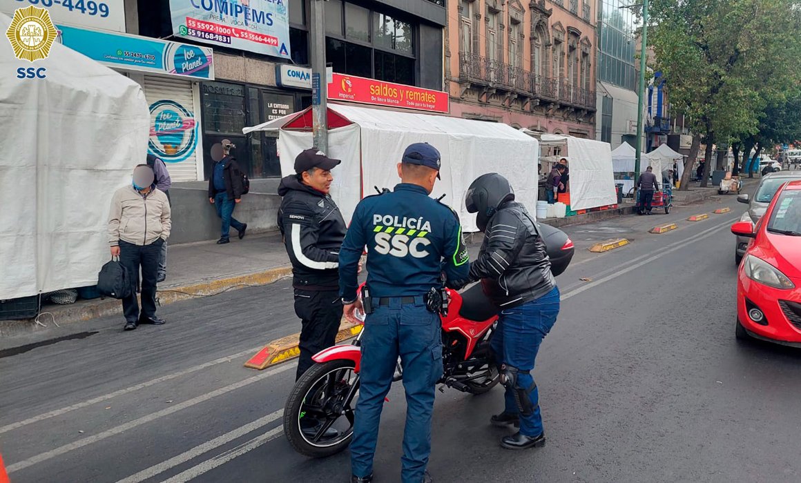 Operativo de Control Vehicular en Cuauhtémoc Detiene a 29 Motocicletas