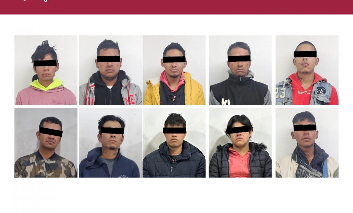 Operativo policial en Iztapalapa: 10 personas detenidas y 500 dosis de sustancias aseguradas