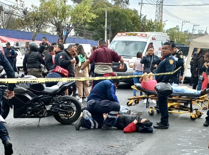 Saldo de 2 muertos, 7 lesionados y 10 detenidos deja balacera en avenida Rojo Gómez