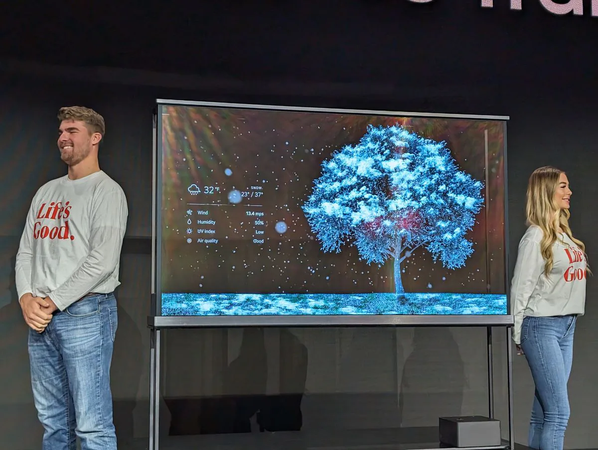 Innovaciones en Televisores Presentadas en el CES: Desde Pantallas Transparentes hasta Inteligencia Artificial