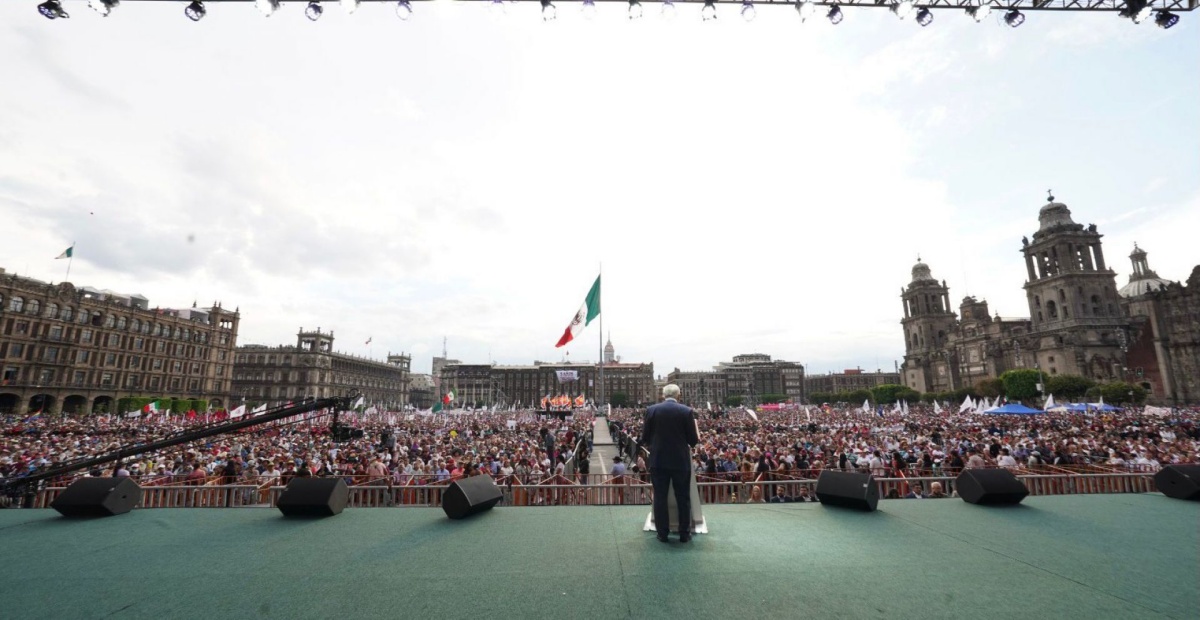 Determina el TEPJF que AMLO incurrió en faltas durante su mitin del 1 de julio en el Zócalo