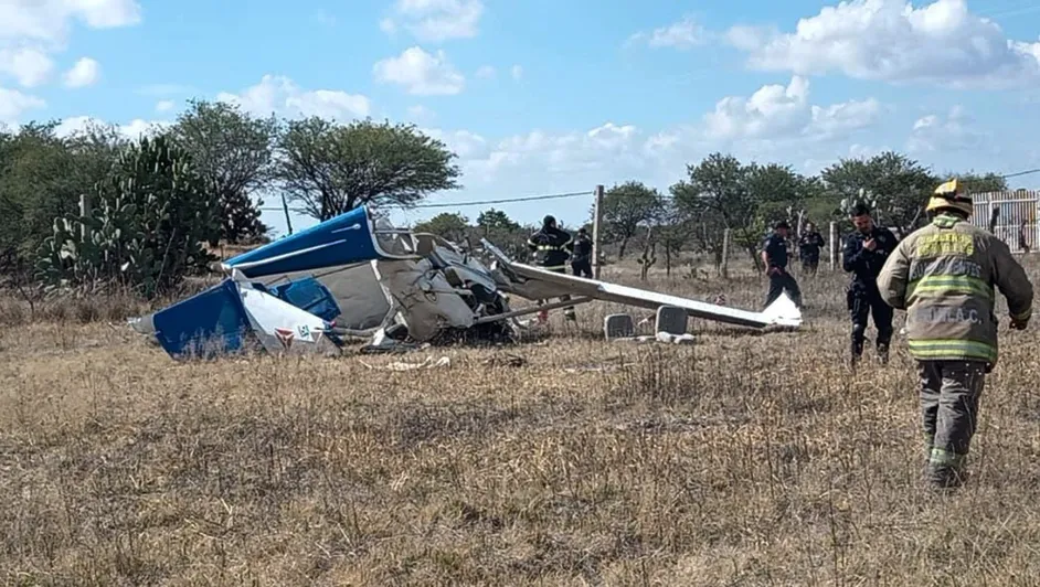 Aeronave de Escuela de Aviación Sufre Incidente en Aguascalientes; Dos Personas Resultan Heridas