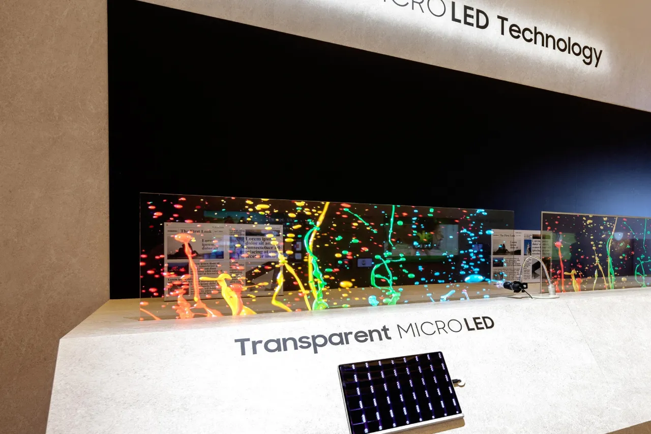 Samsung Desvela su Innovadora Pantalla Transparente con Tecnología MicroLED en CES Las Vegas 2024