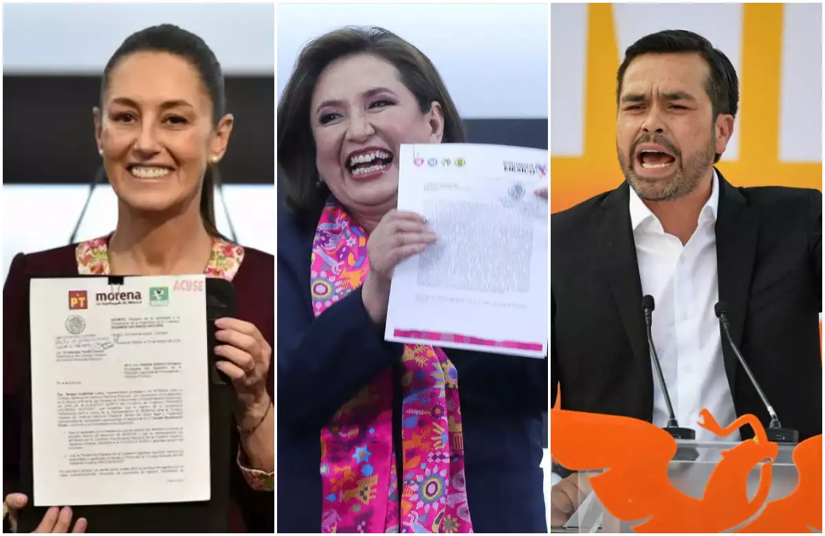 “INE Aprueba Oficialmente Candidaturas Presidenciales: Sheinbaum, Gálvez y Álvarez Máynez Listos para la Carrera Electoral”