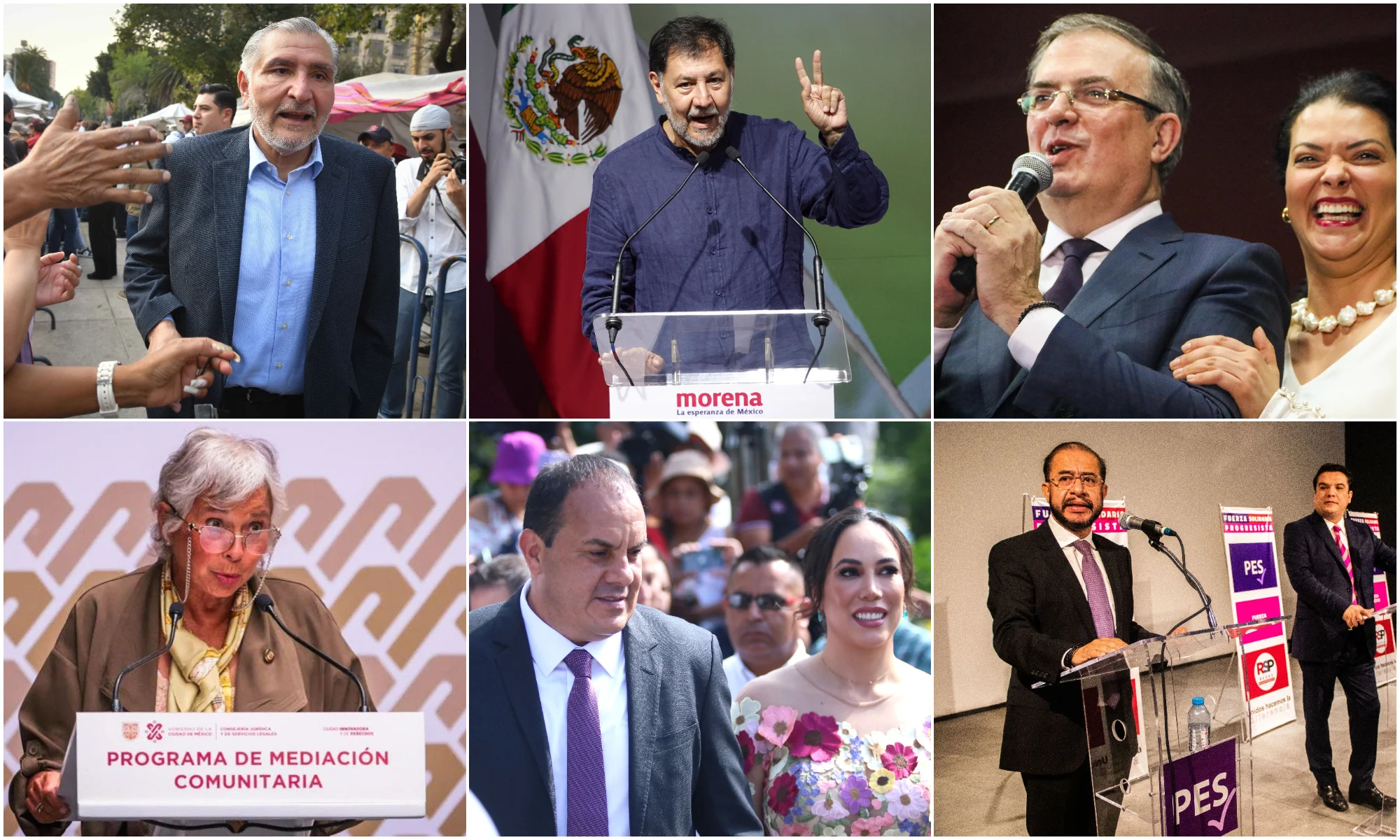 Plurinominales de Morena: Adán Augusto y Marcelo Ebrard Rumbo al Congreso.