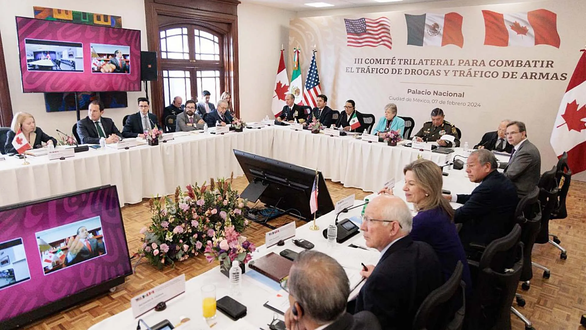 Compromiso Trilateral contra Fentanilo y Armas: EUA, México y Canadá unen esfuerzos