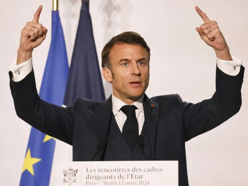 Europa debe estar lista para la guerra si busca la paz, advierte Emmanuel Macron