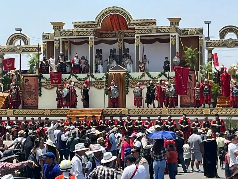 Celebración de la Pasión de Cristo en Iztapalapa: Atención médica por laceraciones y insolación