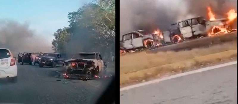 Violencia en Chiapas: Enfrentamientos Mortales y Vehículos Incendiados