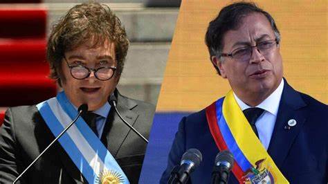 Colombia exige disculpas a Milei por sus comentarios sobre Petro