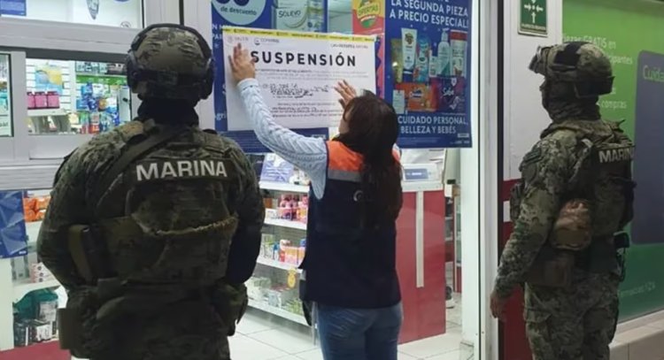 Cofepris y Marina Tomaron Acciones Drásticas Contra 16 Farmacias Irregulares en Baja California Sur