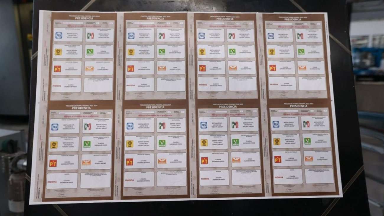 Impresión de Boletas para Elección Presidencial a Punto de Concluir: INE