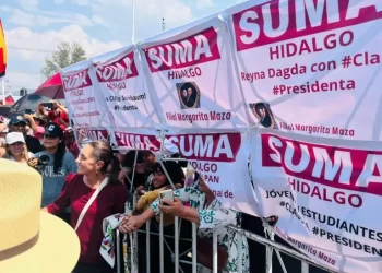 Manifestación en Actopan: Reclamos por Imposiciones durante Evento de Sheinbaum