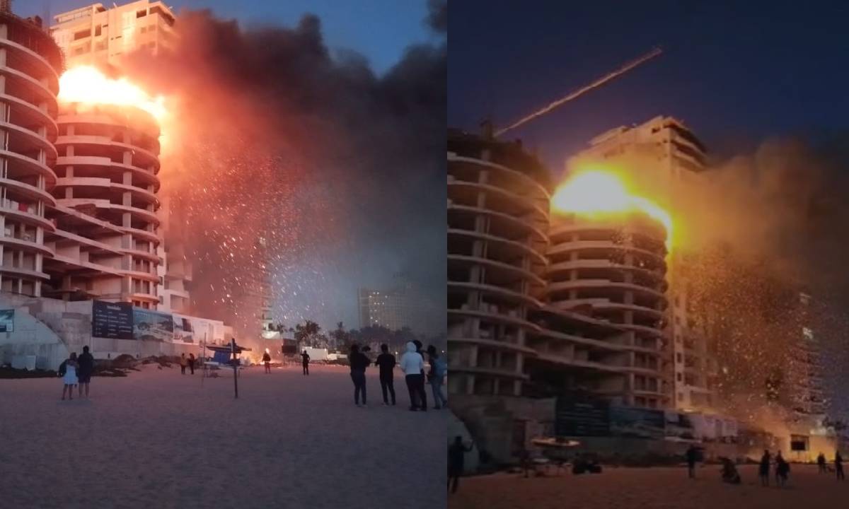 Incendio en Torre Hotelera en Mazatlán, Sinaloa: Sin Personas Heridas