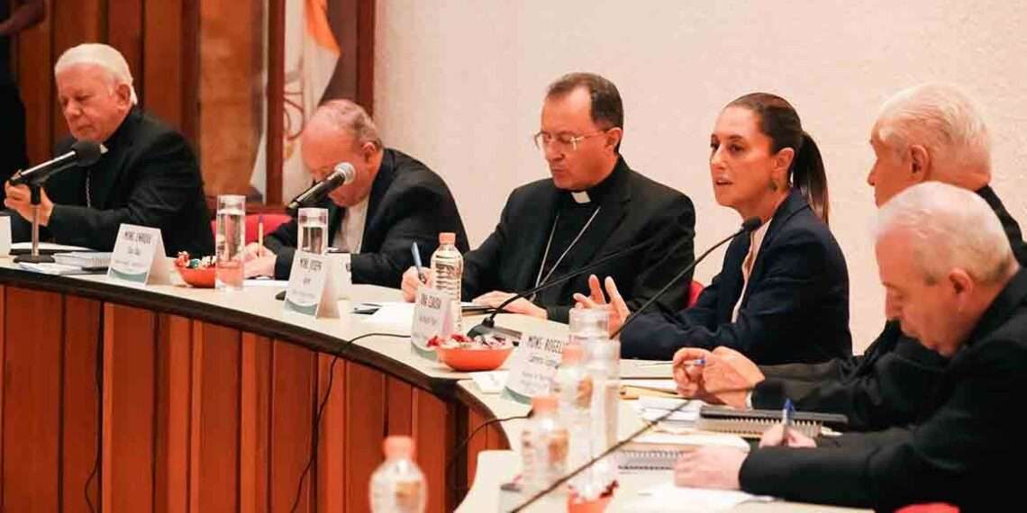 Claudia Sheinbaum se reúne con el Episcopado Mexicano