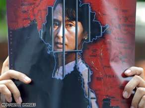Aung San Suu Kyi trasladada a arresto domiciliario en Myanmar debido a condiciones climáticas extremas