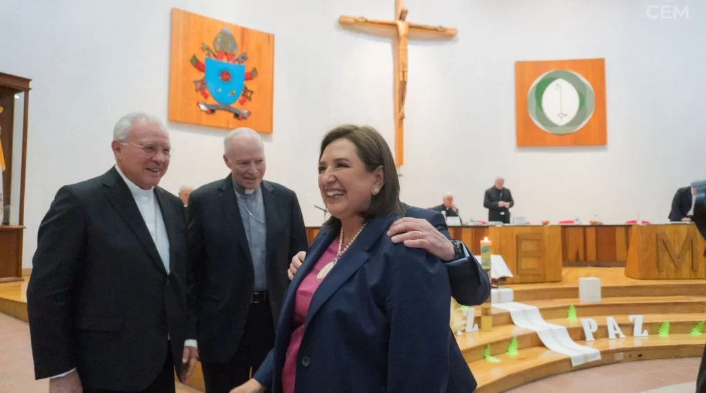 Xóchitl Gálvez Expresa Compromiso con Valores Cristianos en Reunión con Obispos