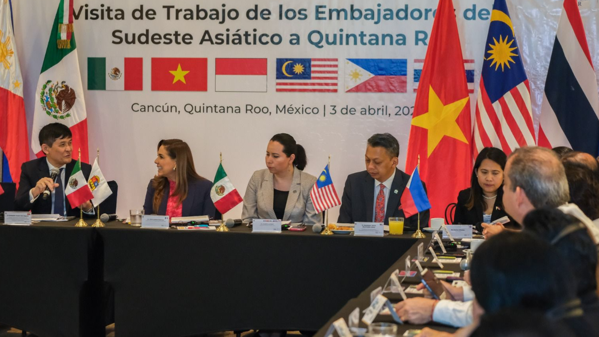 Exploración de Oportunidades de Negocio en Quintana Roo por Embajadores del Sudeste Asiático