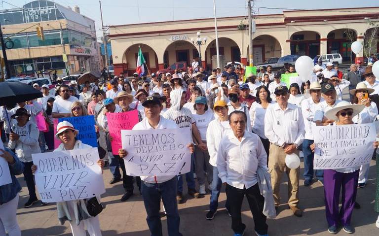 Marcha por la Paz en Calpulalpan exige Justicia por Asesinato dentro de un Banco