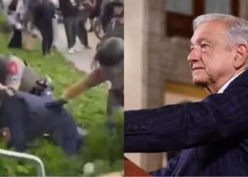 AMLO critica la “doble moral” de EU tras represión a estudiantes a favor de Palestina