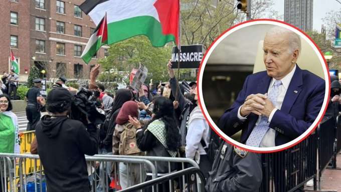 Biden Afronta Protestas por Conflicto Israel-Hamás en Campus Universitarios