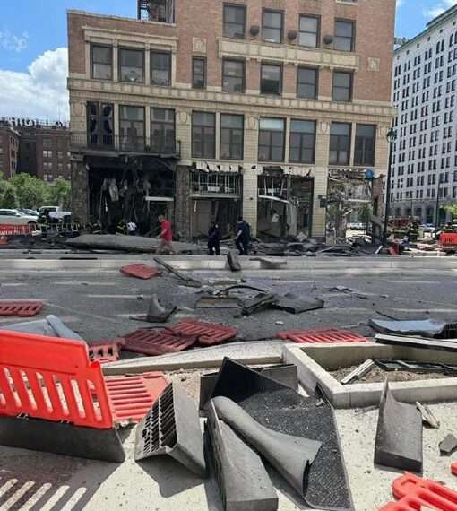 Fuerte explosión en edificio de Chase Bank en Ohio deja 7 heridos y una persona desaparecida