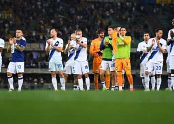 Inter de Milán celebra el título de la Serie A con un empate ante Hellas Verona