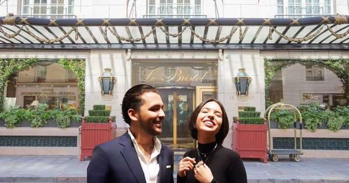 Christian Nodal y Ángela Aguilar en París: Romance en la Ciudad de la Luz
