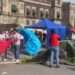 CNTE levanta plantón en el Zócalo tras recibir respuesta del gobierno federal