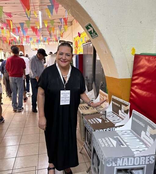 Guadalupe Taddei: Encuentro con Ciudadana por Saltarse la Fila en Casilla Electoral