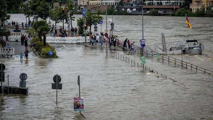 Aumenta a Cuatro el Número de Fallecidos por Inundaciones en el Sur de Alemania