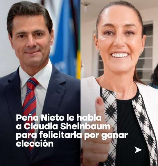 Enrique Peña Nieto Reconoce el Triunfo de Claudia Sheinbaum en la Elección Presidencial