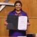 Clara Brugada recibe constancia de mayoría de votos como jefa de Gobierno de CDMX