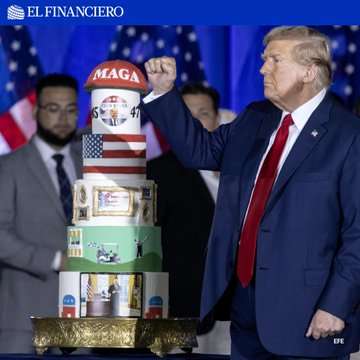 Celebración de Cumpleaños de Donald Trump: Pastel Espectacular y Críticas a Biden