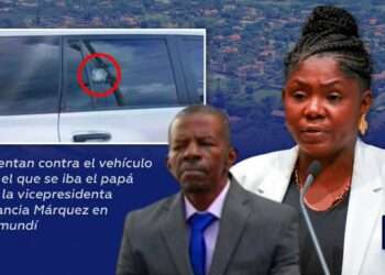 Atacan vehículo del padre de la vicepresidenta de Colombia, Francia Márquez
