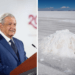 AMLO desestima reclamo de empresa china sobre extracción de litio en Sonora